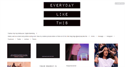 Desktop Screenshot of everydaylikethis.tumblr.com