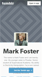 Mobile Screenshot of mark-foster.tumblr.com