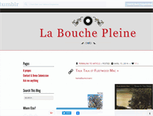 Tablet Screenshot of labouchepleine.tumblr.com