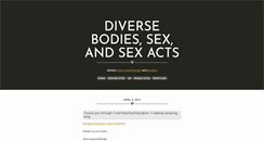 Desktop Screenshot of bodilydiversity.tumblr.com