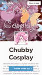 Mobile Screenshot of chubby-cosplay.tumblr.com