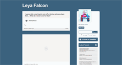 Desktop Screenshot of leyafalcon.tumblr.com