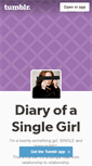 Mobile Screenshot of diaryofasinglegirl.tumblr.com