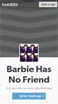 Mobile Screenshot of barbiehasnofriend.tumblr.com