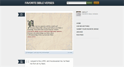 Desktop Screenshot of favoritebibleverses.tumblr.com
