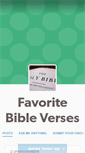 Mobile Screenshot of favoritebibleverses.tumblr.com