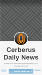 Mobile Screenshot of cerberusdailynews.tumblr.com