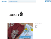 Tablet Screenshot of lodenclothing.tumblr.com