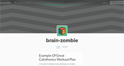 Desktop Screenshot of brain-zombie.tumblr.com