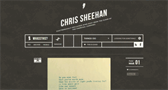 Desktop Screenshot of chrissheehan.tumblr.com