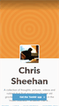 Mobile Screenshot of chrissheehan.tumblr.com