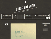 Tablet Screenshot of chrissheehan.tumblr.com