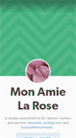 Mobile Screenshot of mon-amie-la-rose.tumblr.com