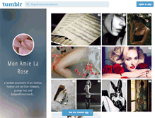 Tablet Screenshot of mon-amie-la-rose.tumblr.com