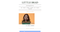 Desktop Screenshot of littlebrad.tumblr.com