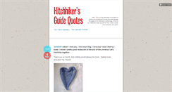 Desktop Screenshot of hitchhikersguidequotes.tumblr.com