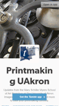 Mobile Screenshot of printmakinguakron.tumblr.com