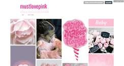 Desktop Screenshot of mustlovethecolorpink.tumblr.com