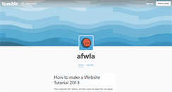 Desktop Screenshot of afwla.tumblr.com