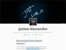 Tablet Screenshot of janinealexander.tumblr.com