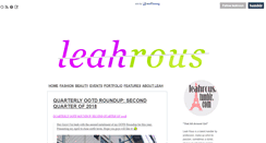 Desktop Screenshot of leahrous.tumblr.com