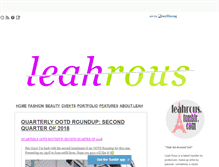 Tablet Screenshot of leahrous.tumblr.com