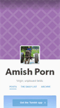 Mobile Screenshot of amishporn.tumblr.com