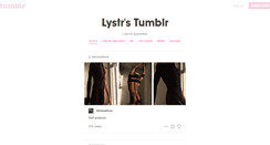 Desktop Screenshot of lyster.tumblr.com