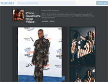 Tablet Screenshot of princegeedorah.tumblr.com