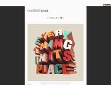 Tablet Screenshot of huntkid.tumblr.com