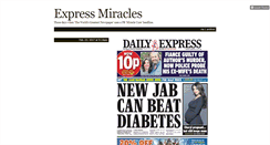 Desktop Screenshot of expressmiracles.tumblr.com