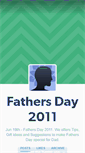 Mobile Screenshot of fathersday2011.tumblr.com