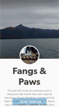 Mobile Screenshot of fangsandpaws.tumblr.com