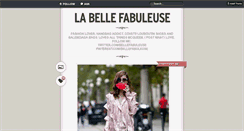 Desktop Screenshot of labellefabuleuse.tumblr.com