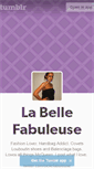 Mobile Screenshot of labellefabuleuse.tumblr.com