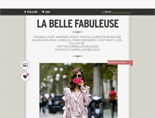 Tablet Screenshot of labellefabuleuse.tumblr.com