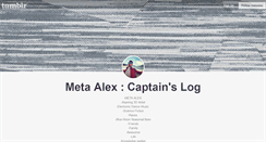 Desktop Screenshot of metaalex.tumblr.com