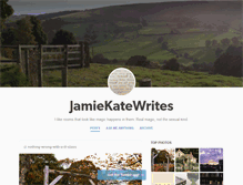 Tablet Screenshot of jamiekatewrites.tumblr.com