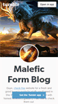 Mobile Screenshot of maleficform.tumblr.com