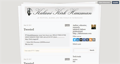 Desktop Screenshot of kkhausman.tumblr.com