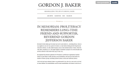 Desktop Screenshot of gordonjbaker.tumblr.com