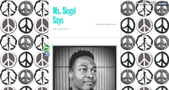 Desktop Screenshot of mssiegelsays.tumblr.com