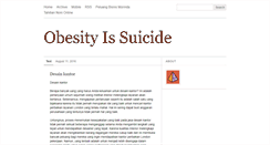 Desktop Screenshot of obesityissuicide.tumblr.com