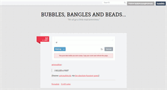 Desktop Screenshot of bubblesbanglesbeads.tumblr.com