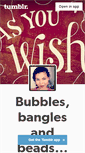 Mobile Screenshot of bubblesbanglesbeads.tumblr.com