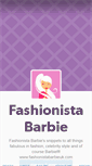 Mobile Screenshot of fashionistabarbieuk.tumblr.com