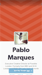 Mobile Screenshot of pablomarques.tumblr.com