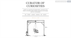 Desktop Screenshot of curator-of-curiosities.tumblr.com