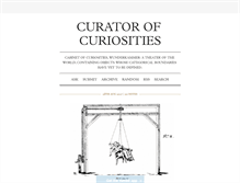 Tablet Screenshot of curator-of-curiosities.tumblr.com