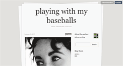 Desktop Screenshot of batandball.tumblr.com
